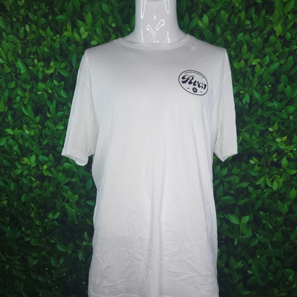 RVCA Men's Standard Wash Regular Fit White T-Shirt - Size: 2X - NWT - Picture 3 of 10